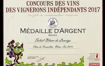 Le concours des vins des vignerons indépendants nous prime à nouveau