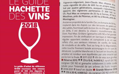 Le plein d’étoiles dans le guide hachette des vins 2018