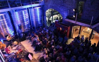 Le concert de Bazaar Boutik dans notre chai de vinification